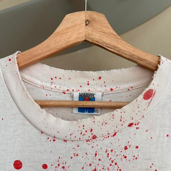 Vintage 1991 Captain America Marvel Shirt - Picture 4 of 8